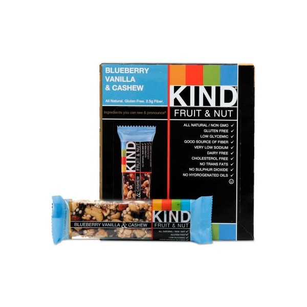 Kind KIND® Fruit and Nut Bars, Blueberry Vanilla and Cashew, 1.4 oz